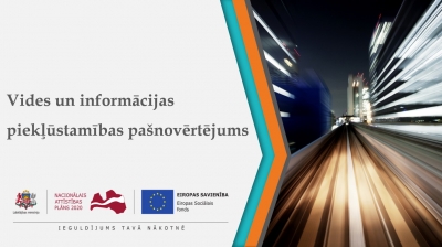 Vides un informācijas piekļūstamības pašnovērtējums